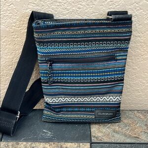 Dakine Multi color Black and Blue Crossbody Bag